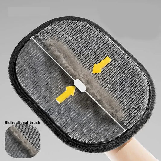 Reusable Pet Hair Remover Gloves – Dog & Cat Grooming Mitt for Shedding