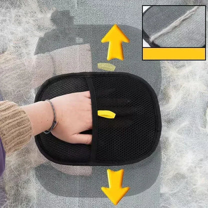 Reusable Pet Hair Remover Gloves – Dog & Cat Grooming Mitt for Shedding